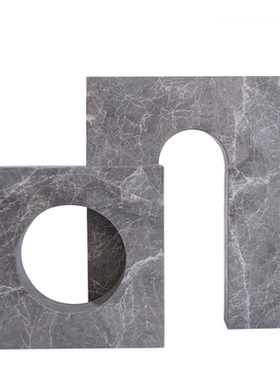 天然岩洞石简约客厅行星球拱门