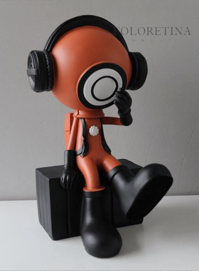 树脂现代客厅卡通摆件