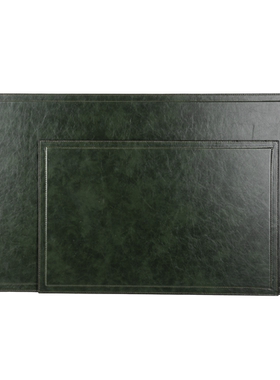 现代轻奢简约极简意式办公区台面桌垫装饰品样板间书房皮革垫子