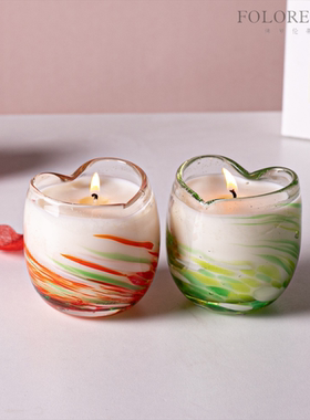 现代轻奢简约样板间香薰蜡烛软装饰品摆设卧室床头柜蜡烛香薰摆设