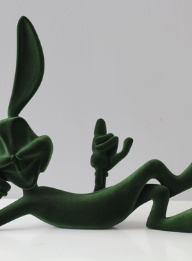 复合材质现代简约客厅创意兔子