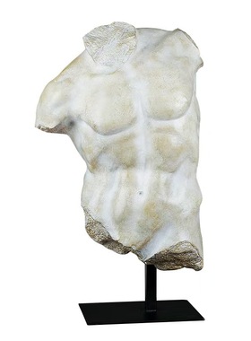 中古风复古风原创独臂人物创意雕塑摆件样板间售楼处少众人物雕塑