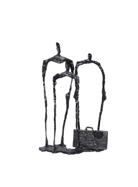 桌面抽象人物雕塑摆件现代简约