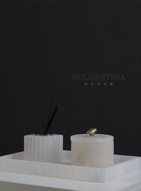 现代轻奢简约天然西班牙进口云石卫浴组合样板间餐厅桌面云石花器