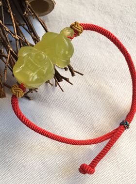 貔貅手链葫芦如意吊坠天然岫玉