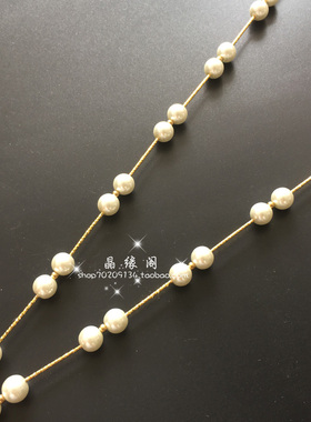 天然珍珠项链金色挂链女其他款式