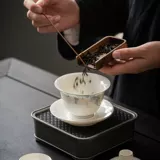 Чайный сервиз, комплект, чайная чашка, высококлассная подарочная коробка, китайский стиль, защита от ожогов, легкий роскошный стиль