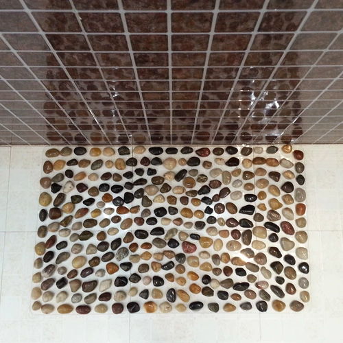 Натуральный массажер для ног, нескользящий коврик для ванной