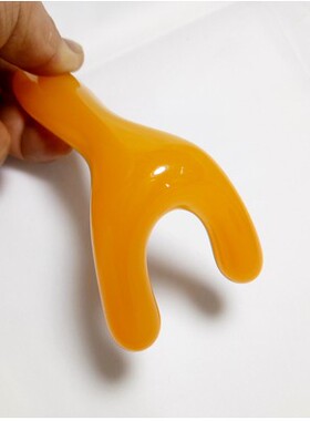 树脂蜜蜡鼻部按摩器刮鼻子刮鼻器眼部经络Y型按摩器刮痧点穴棒