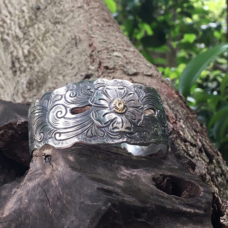 官方代理日本ARIZONA FREEDOM银饰松石复古印第安手镯NO.82-86 - 图0