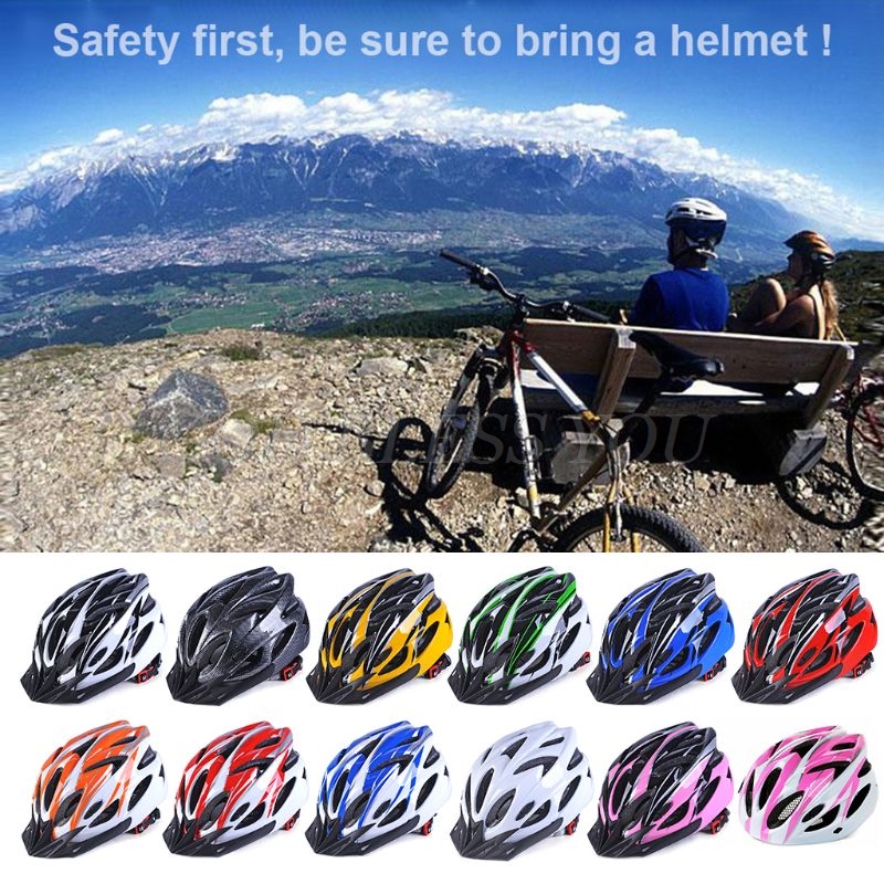 Lightweight Motorbike Helmet Road Bike Cycle Helmet Mens Wom - 图0