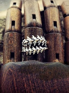 Anime Punk k?rkayak yüzük gen? Metal gotik Vintage sarma ?