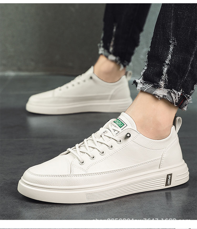 White Shoes  Men Fashion Sneakers  Shoes  Men Shoes  Sneaker - 图2