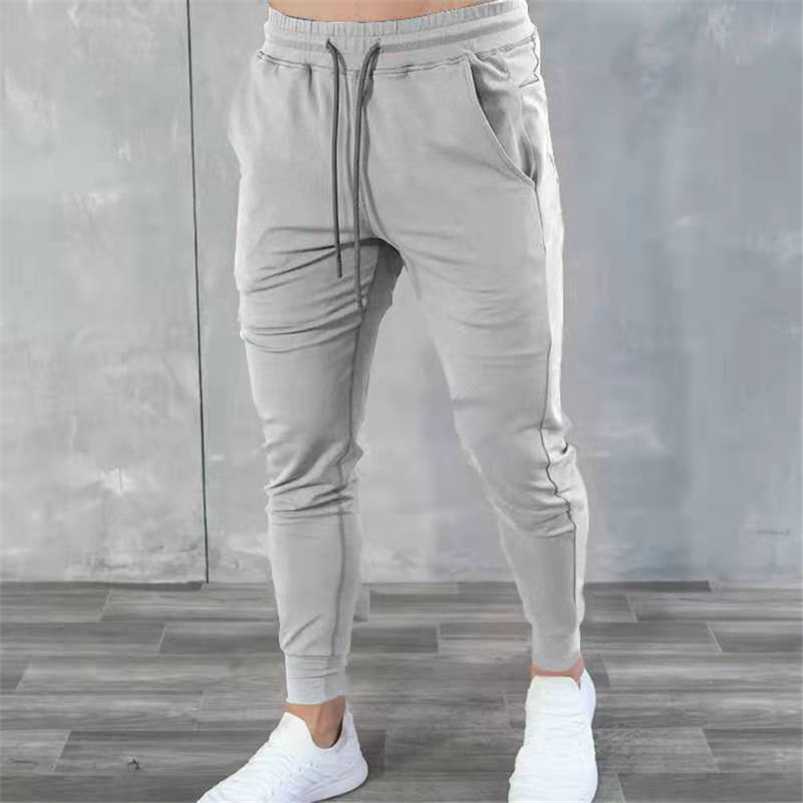 New Men Homme Streetwear Jogger Fitness Bodybuilding Hombre - 图1