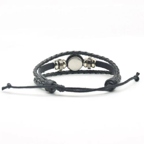 12 Zodiac Signs Constellation Charm Bracelet Men Women Fashi - 图0
