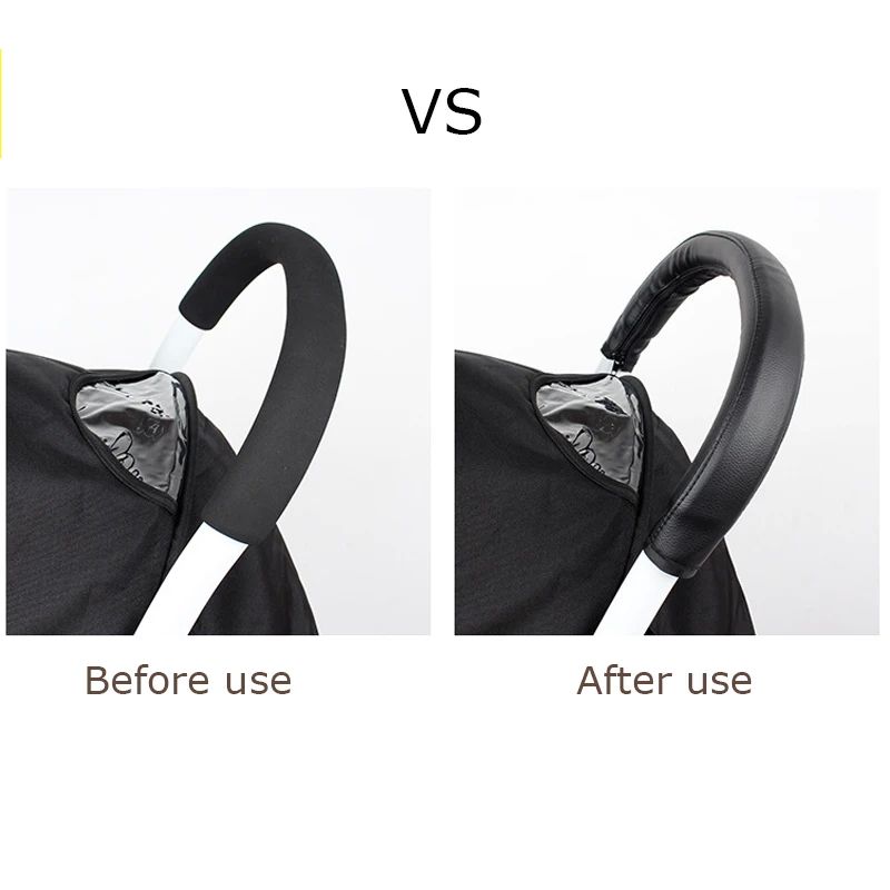 New Baby Stroller Handle PU Leather Baby Stroller Baby Strol-图3