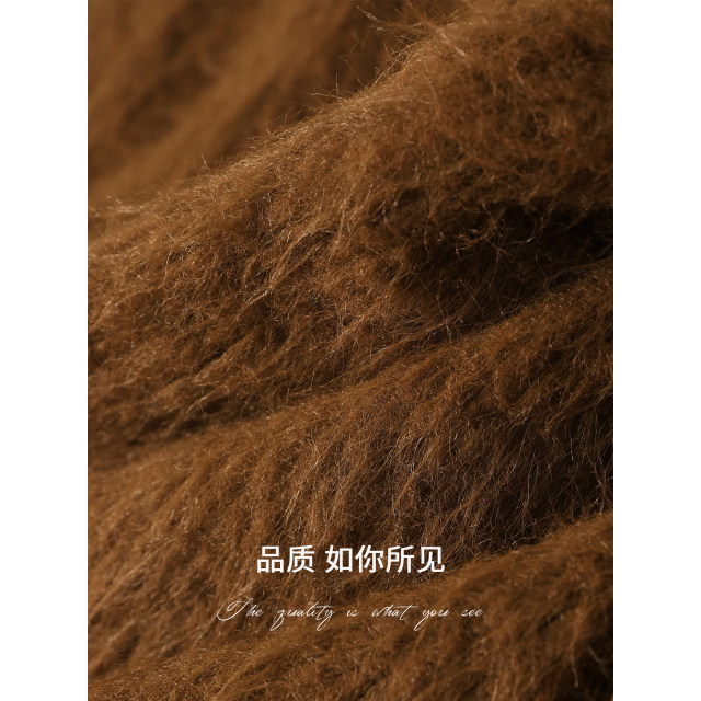 COCOBELLA eco-friendly fur plush coat