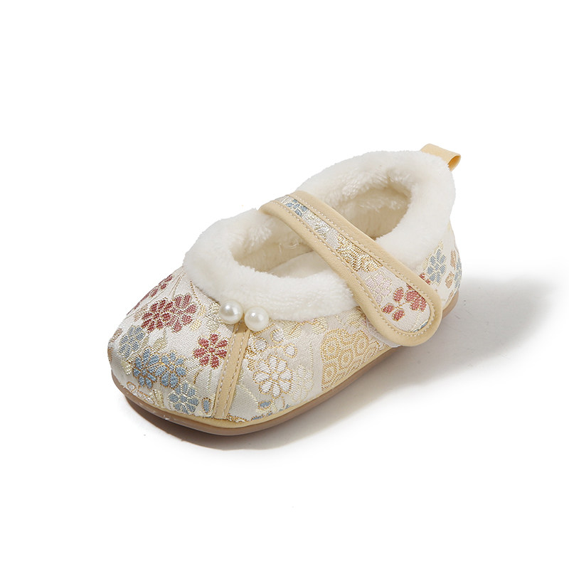 中式国风汉服鞋女童绣花鞋冬鞋老北京布鞋公主鞋周岁鞋抓周生日宴,淘宝优惠券,粉丝福利购,淘宝优惠卷