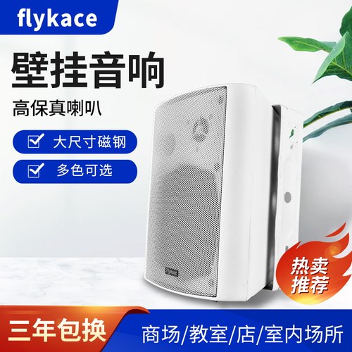 flykace挂壁喇叭教室定压壁挂音箱校园广播背景音乐英语听力音箱 - 图2