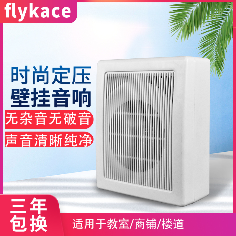 flykace挂壁喇叭教室定压壁挂音箱 校园广播系统店铺背景音乐音响 - 图3