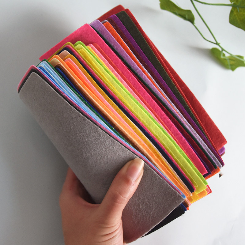 彩色不织布无纺布彩纸布料幼儿园学校手工课程编制diy创意材料,淘宝优惠券,粉丝福利购,淘宝优惠卷