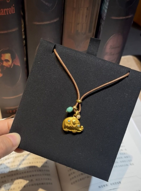 小松松吉祥如意大象项链