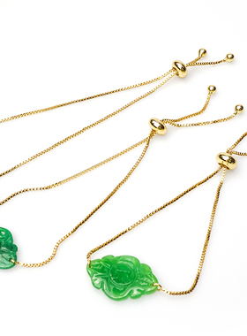 和合大仙人特价原创福仿翡翠手链