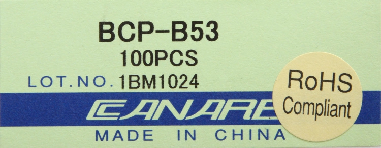 CANARE佳耐美BCP-B53数字HD-SDI高清BNC头适配4.5CHD+和百通1694A