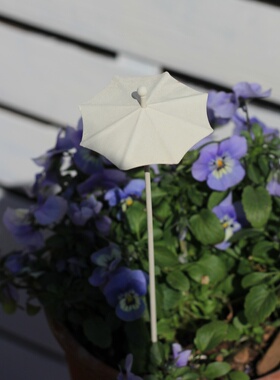 铁艺小雨伞花插风车花插