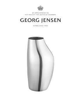 礼物GeorgJensen乔治杰生SKY花瓶北欧客厅餐桌插花桌面摆件