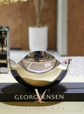 GeorgJensen乔治杰生BLOOM水果盘点心盘沙拉碗北欧桌面摆件乔迁礼