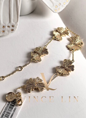 【七夕礼物】Anabel Aram Jewelry 蝴蝶银杏系列手链饰品新婚生日
