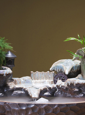 陶瓷流水喷泉循环水客厅办公室