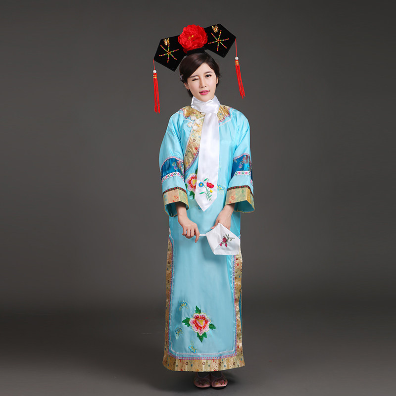 清朝格格服饰清代,清朝格格服饰服装,清朝格格服饰_大山谷图库