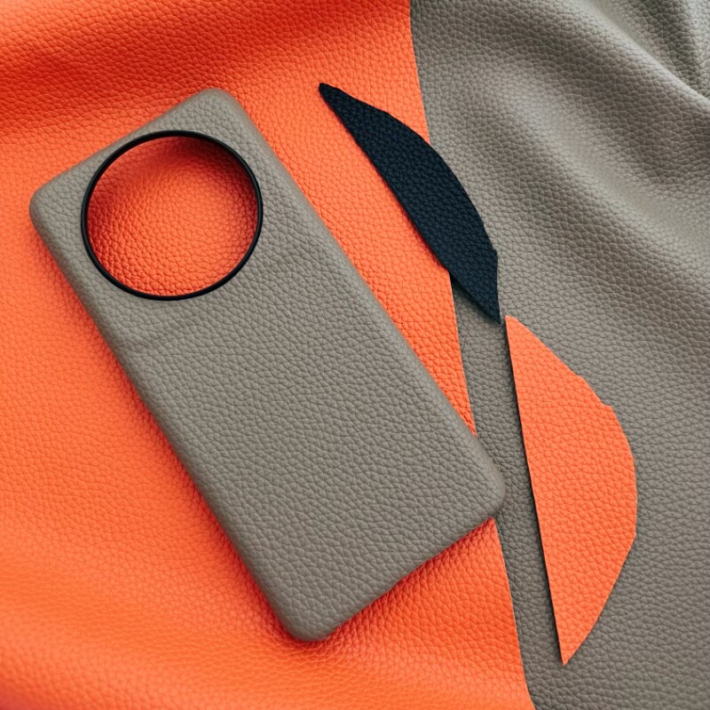 适用小米12SUltra手机壳14Ultra荔枝纹15Ultra头层皮大孔素皮小米13半包13ultra超薄小米裸机11ultra