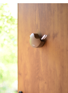 日本进口Timbre玄关门铃铝合金磁吸式小鸟北欧风格百搭办公室店铺