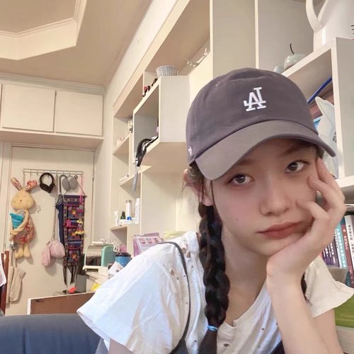 47brand帽子软顶小标la灰色棒球帽ny显脸小美式防晒鸭舌帽子男女 - 图1