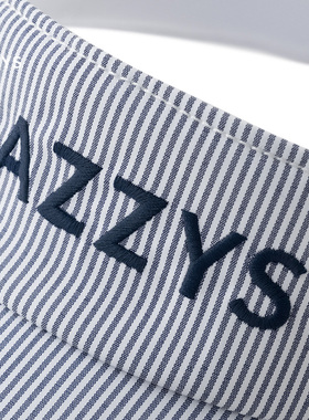 Hazzys休闲条纹空顶帽