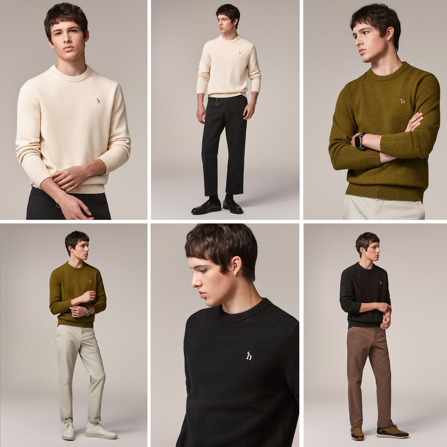 【100%绵羊毛】Hazzys哈吉斯秋季男士保暖毛衣休闲针织衫纯色上衣,淘宝优惠券,粉丝福利购,淘宝优惠卷