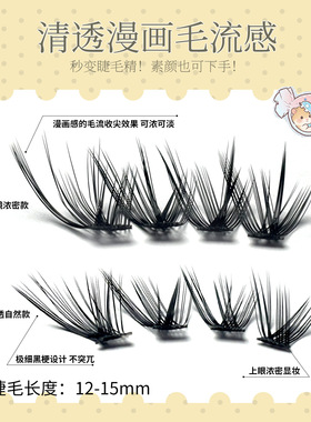 梦朵公主分段式浓密狐系上睫毛