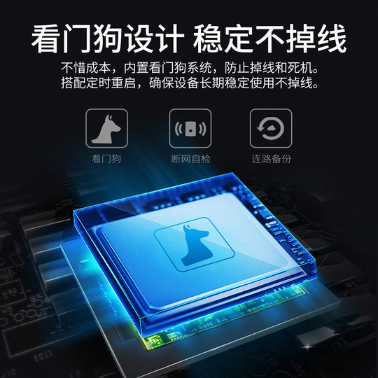 Enrutador de tarjeta enchufable con conexión de red completa a través de la pared para evitar la desconexión