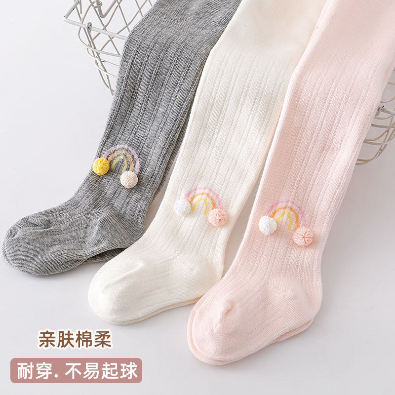 婴儿连裤袜春秋纯棉薄款连体袜新生儿连脚袜女童外穿宝宝打底裤子,淘宝优惠券,粉丝福利购,淘宝优惠卷