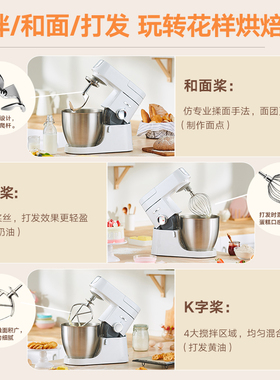 德国博朗3系厨师机和面揉面打发