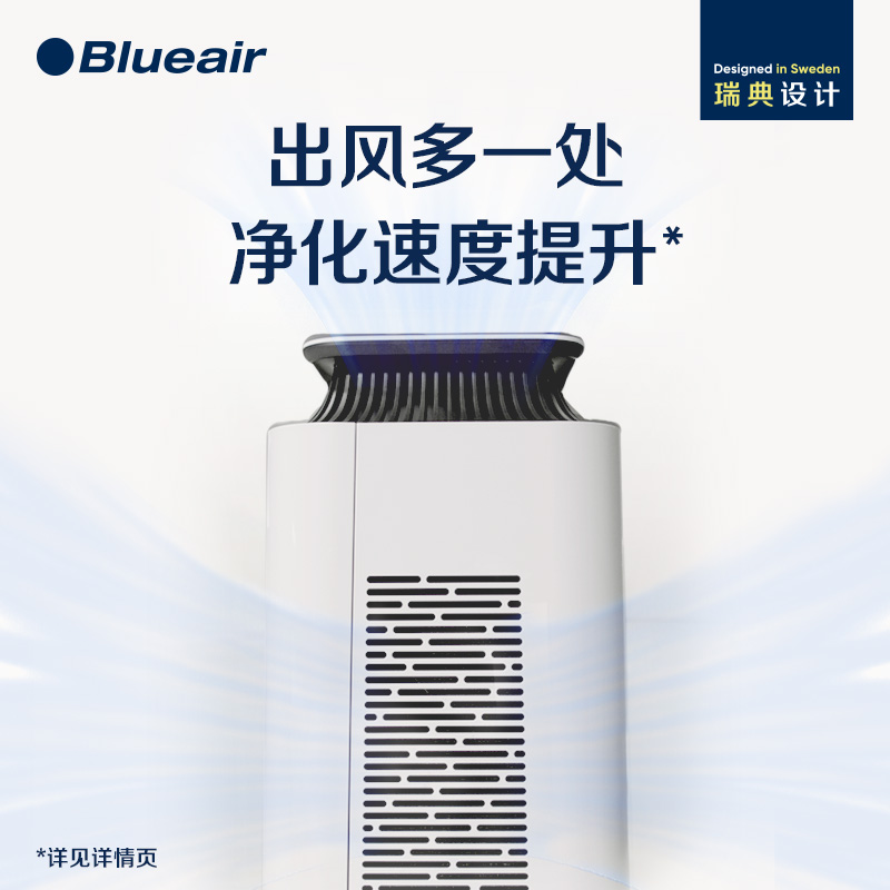 Blueair空气净化器家用除甲醛离子除菌全屋净化机智能菌盾系8840i