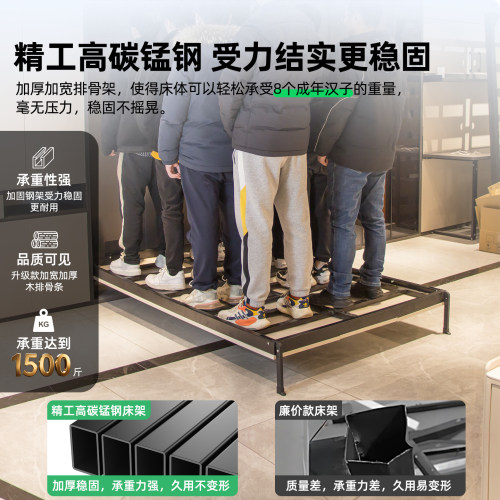 韵思侧翻床五金配件墙上隐藏式壁挂床小户型定制多功能旋转折叠床 - 图1