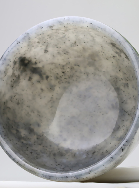 点墨青花山水纹理约40毫升耐高温