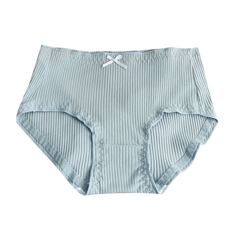 纯棉女士内裤三角抗菌全棉裆透气少女纯色中高腰夏季薄款无痕短裤,淘宝优惠券,粉丝福利购,淘宝优惠卷