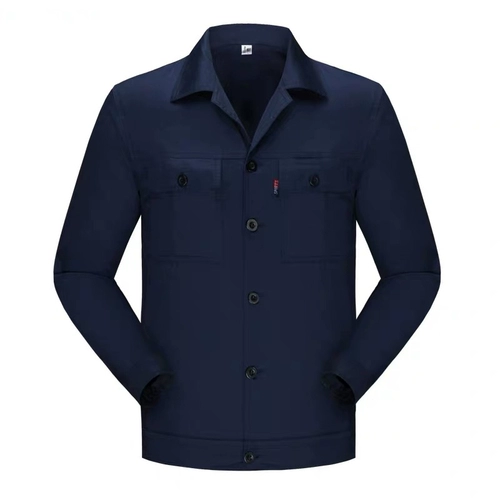 Летний хлопковый комплект для работы подходит для мужчин и женщин, износостойкий лонгслив, короткий рукав, делается под заказ