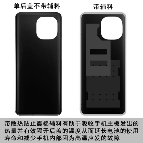 阵营创适用于荣耀V20后盖玻璃 PCT-AL10手机电池盖玻璃后壳保护片 - 图1