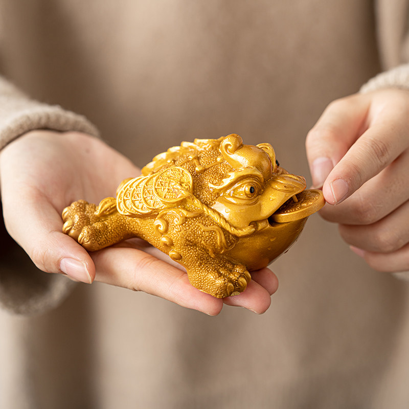 变色茶宠摆件精品可养茶台茶桌茶盘用品貔貅茶玩招财金蟾茶具配件,淘宝优惠券,粉丝福利购,淘宝优惠卷